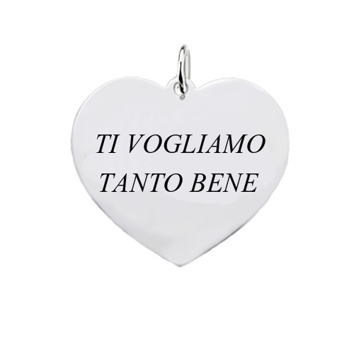 Angel Wings -  Foto Collana 925 Argento Cuore