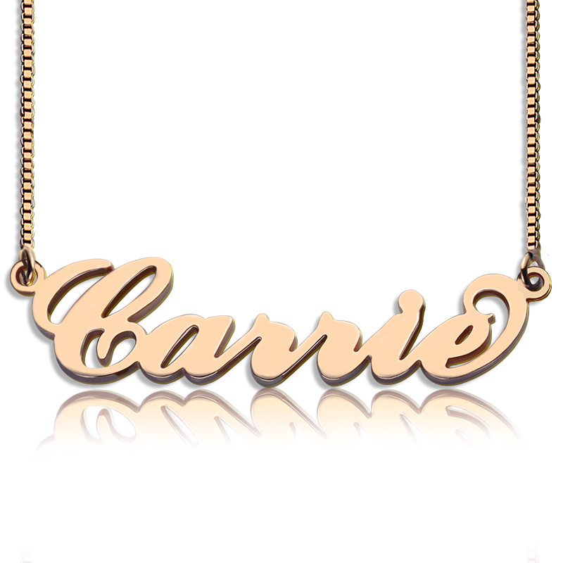 Collana con nome personalizzato con ciondolo piccolo stile 
