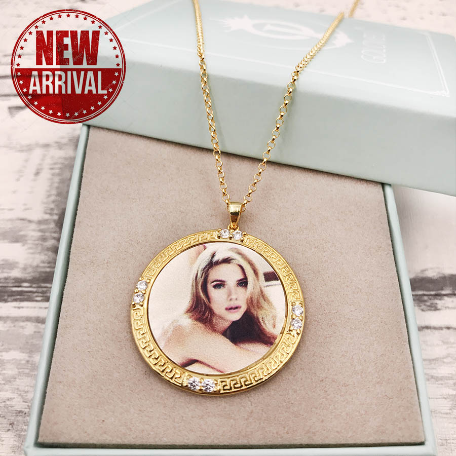 Personalizzati Foto Collana Rotonda